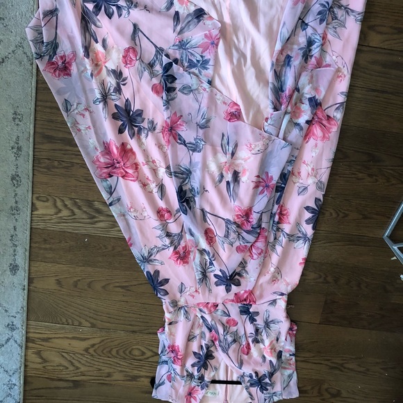 Floral Ruffle High/Low Maxi Dress - Picture 5 of 7